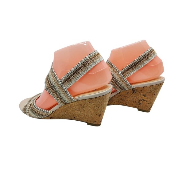 Womens Coach And Four 3" Slingback Wedge Heel Sandals. Size 8.5M - Picture 5 of 8